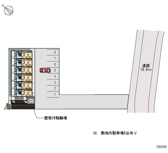 ★手数料０円★札幌市清田区清田一条３丁目 月極駐車場